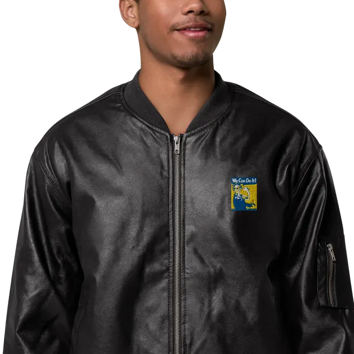 "Rosie" Embroidered Bomber Jacket product image (1)