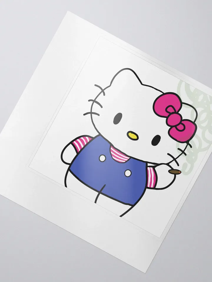 Hello Kitty Sanrio Smoking Sticker product image (2)