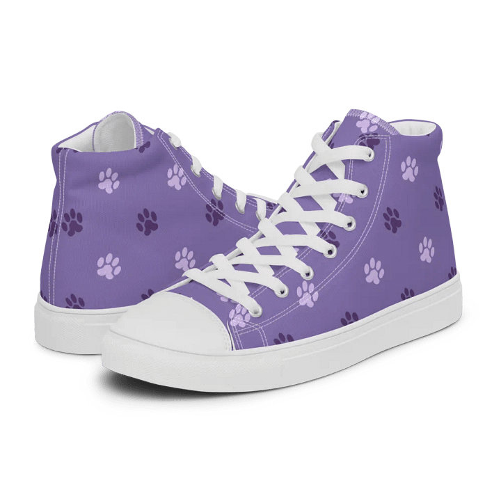 Women's Paw Print High Top Shoes product image (2)