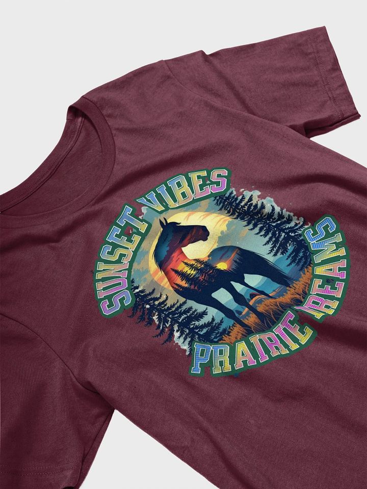 Sunset Vibes Prairie Dreams Horse Iconic T-Shirt product image (17)