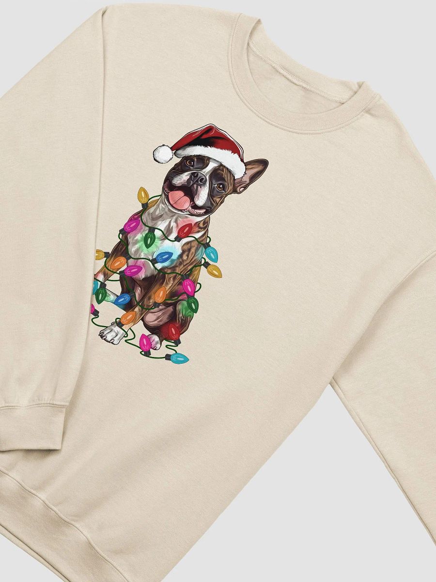 Funny Boston Terrier(Brindle) Christmas Sweatshirt product image (23)