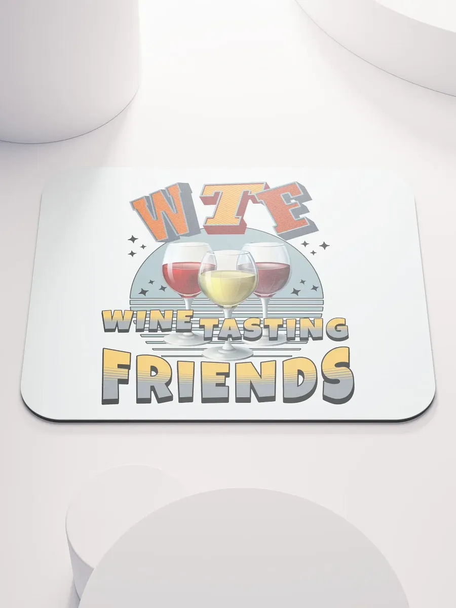 WTF Wine Tasting Friends Mouse Pad product image (3)