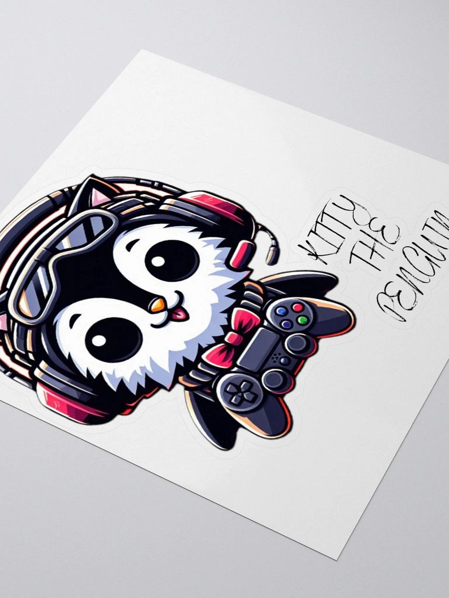 Game On Kitty - Vinyl Kiss Cut Stickers product image (5)