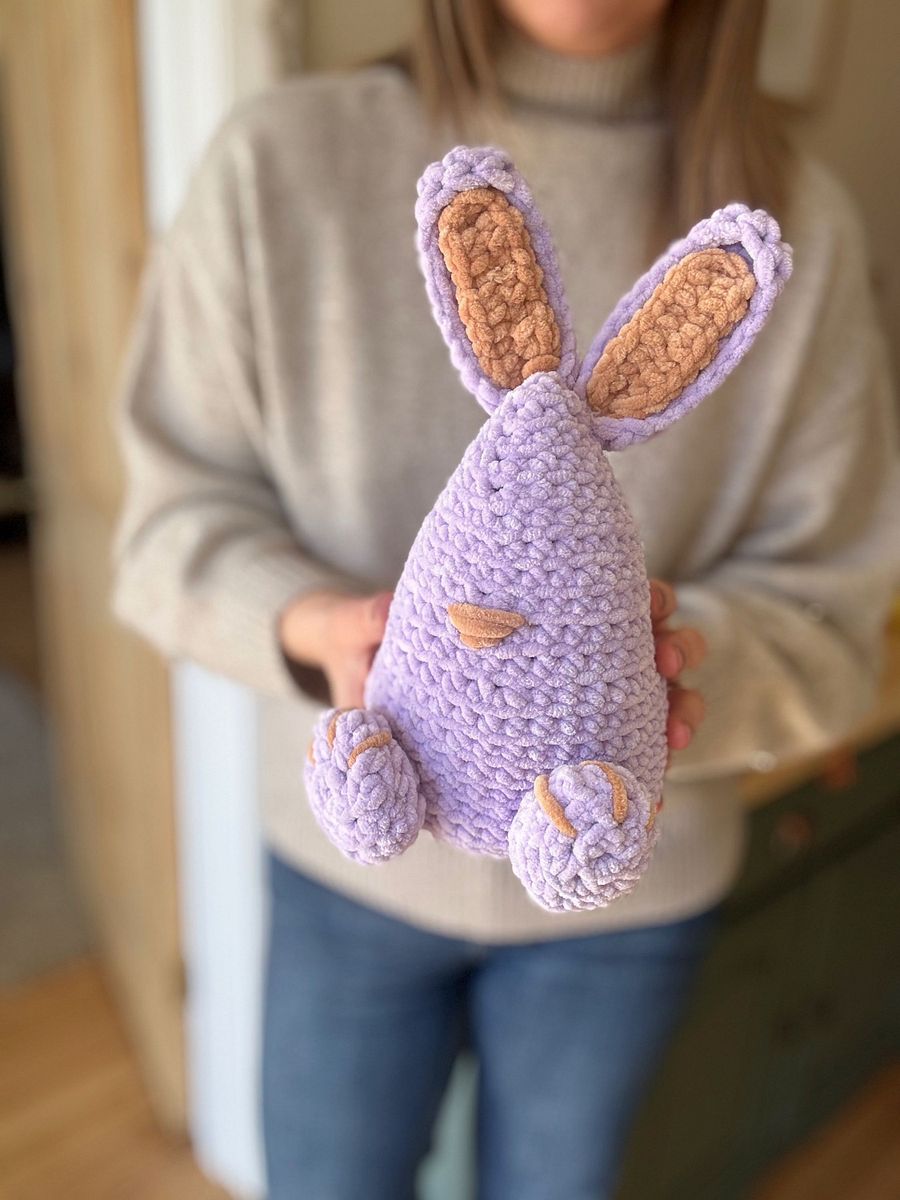 Crochet Bunny Pattern Pdf - Amigurumi Rabbit, Easter Egg Cozy, Home Decor and Toy - make with any yarn product image (11)