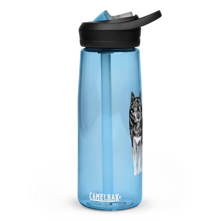 Wolf Drawing Water Bottle Straw product image (4)