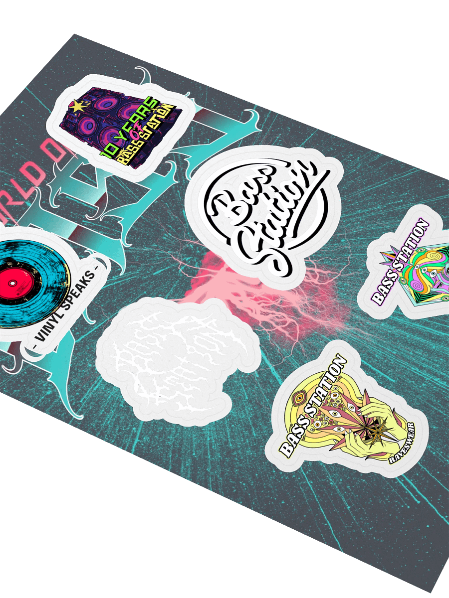 10 Years of Bass Station Stickers product image (2)