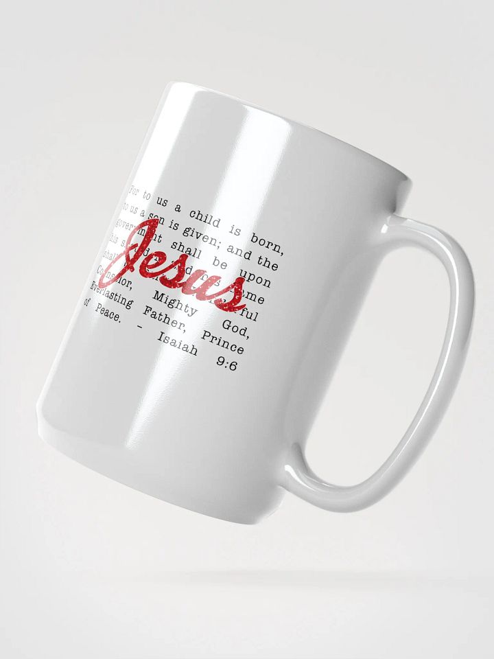 Glittering Jesus White Glossy Mug product image (2)