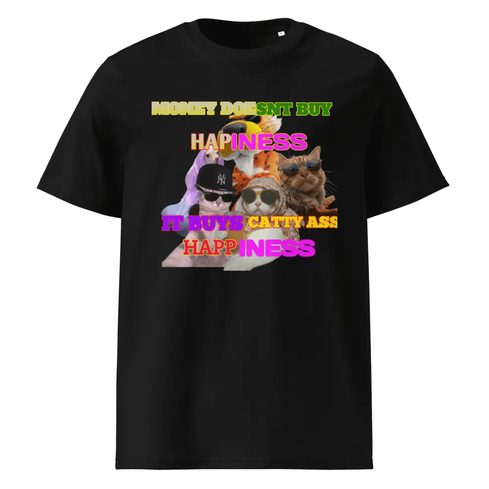 Catty Ass Happiness Organic Tee product image (1)