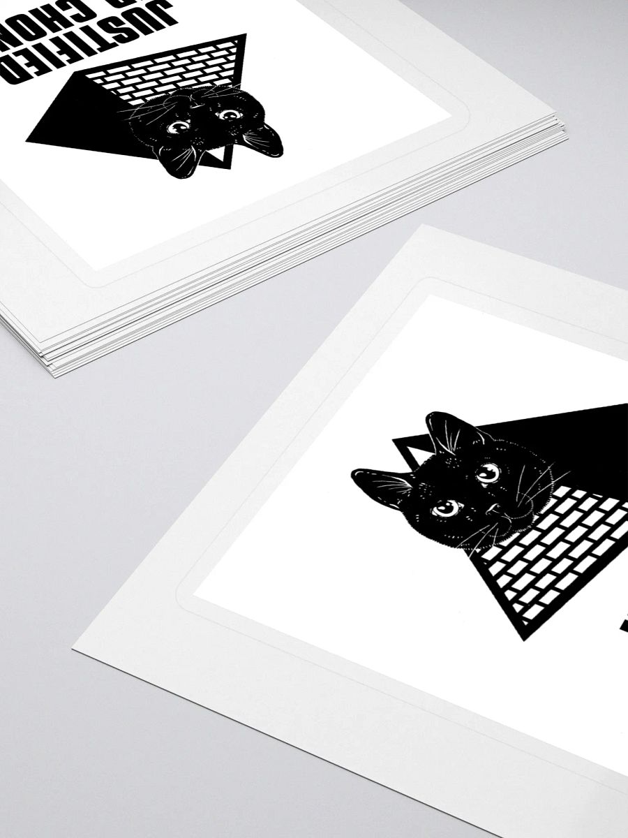 DJ STRIGOI JUSTIFIED & CHONKY STICKER product image (4)