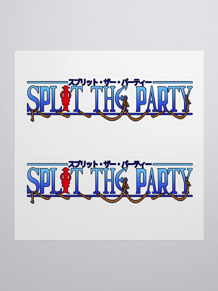 Splitty D. Party (2 Pack) - Kiss Cut Parody Logo product image (1)