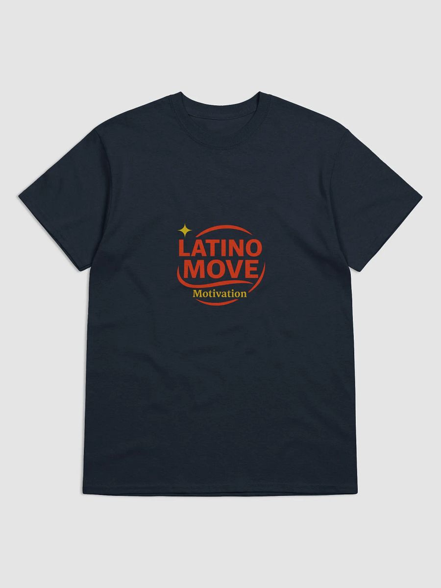 Latino Move Gildan Heavyweight T-Shirt Navy product image (1)
