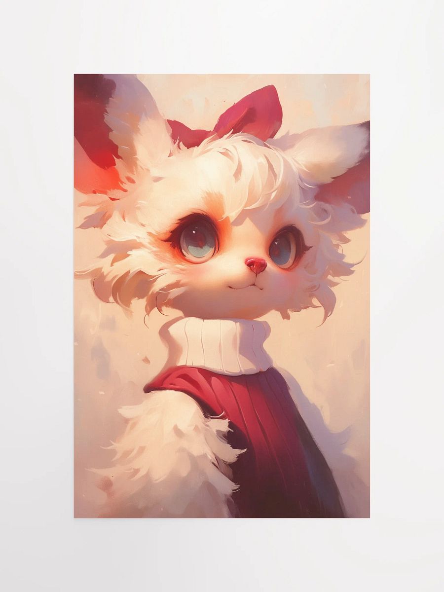 Whimsical Cat Matte Poster product image (4)