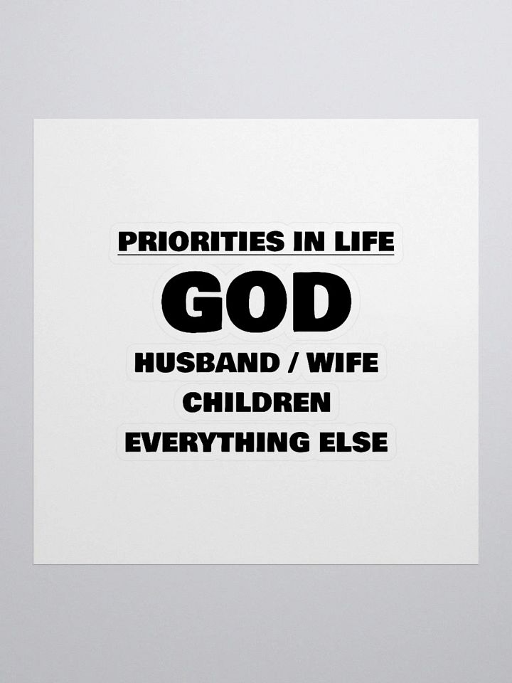 Priorities in Life product image (3)