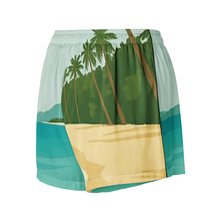 All-Over Print Women's Pajama Shorts – Relaxed, Fun, and Perfect for Sweet Dreams product image (2)
