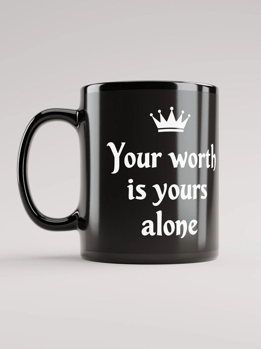 Unlock Your Power with Beyoncé’s Wisdom:  Your Worth Is Yours Alone – Inspirational Mug Every True BeyHive Member Needs! product image (6)