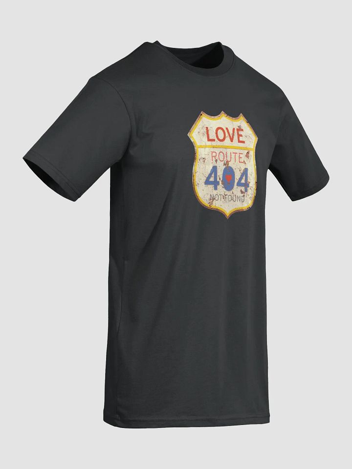 Love Route 404 Vintage Style Premium Heavyweight Tee, Unisex T-Shirt, Gift for Her Him Friends, Heart Broken Tee product image (12)