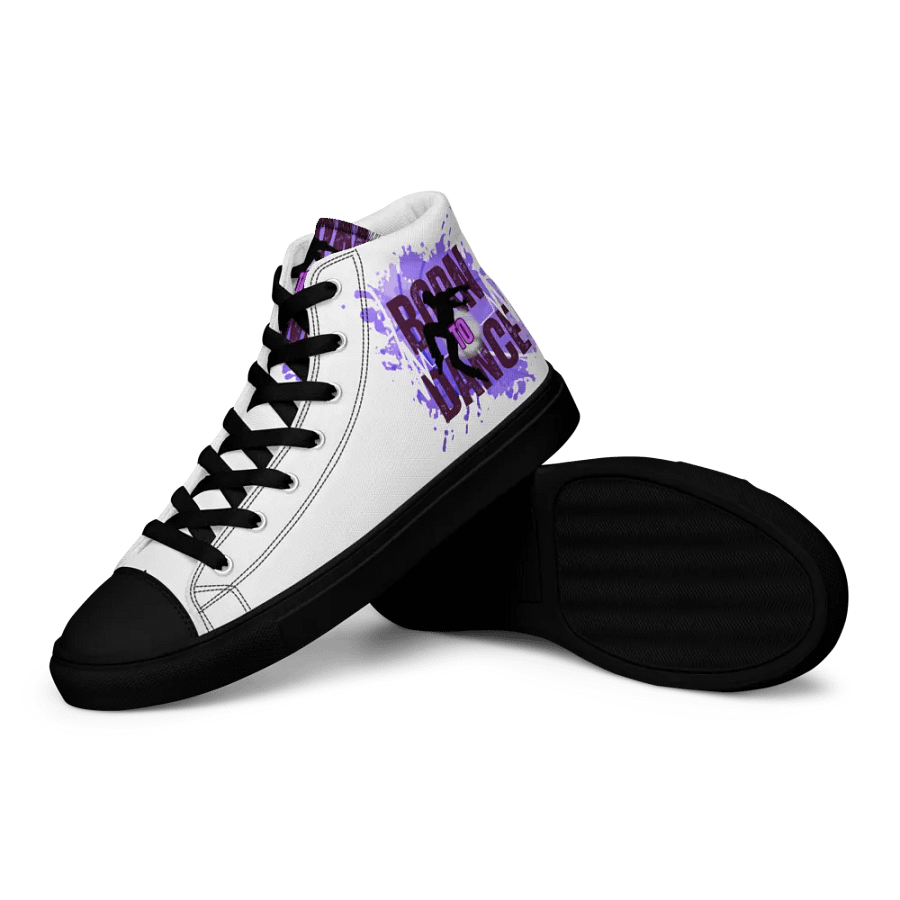Energetic Born to Dance His Silhouette Men's High Tops product image (11)