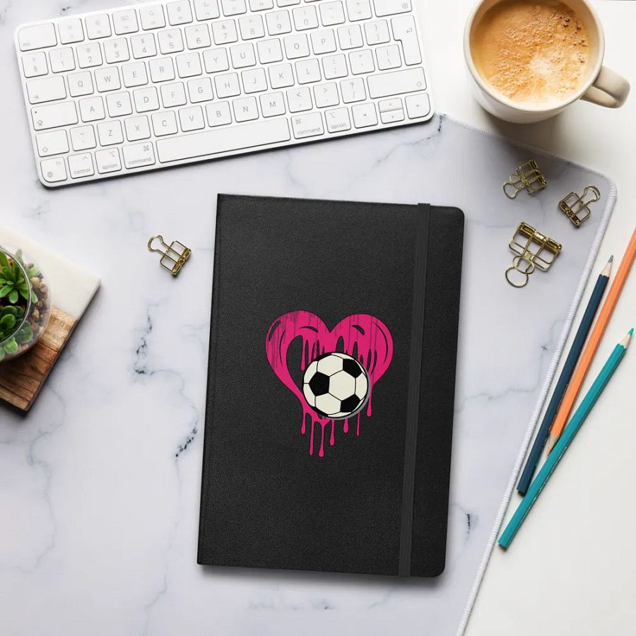 Heart Soccer Hardcover Journal product image (7)