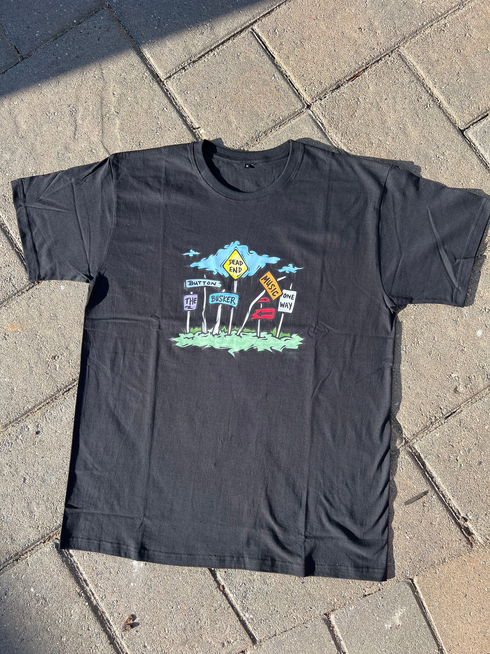Button the Busker T-Shirt OG Art by Jonezy Artwork HIGH QUALITY product image (5)