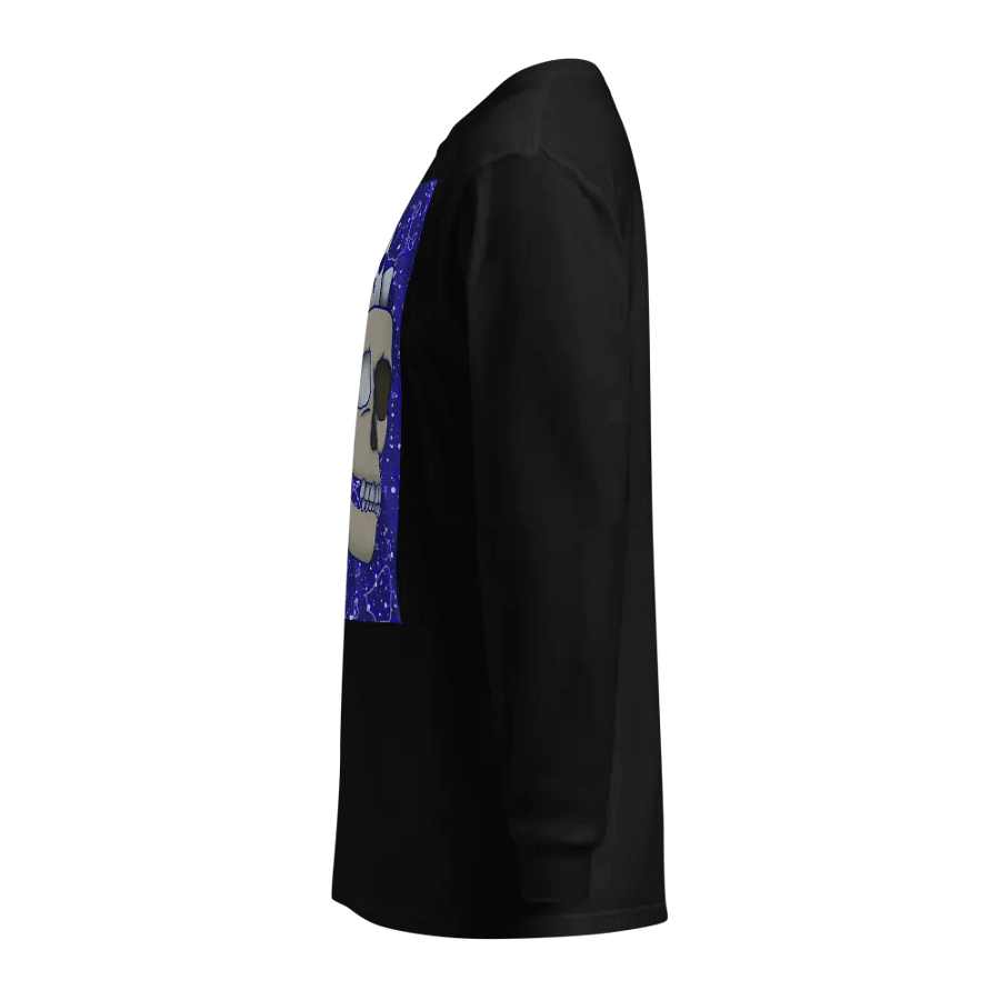 Whimsical Skull Ghost Long Sleeve Shirt product image (4)