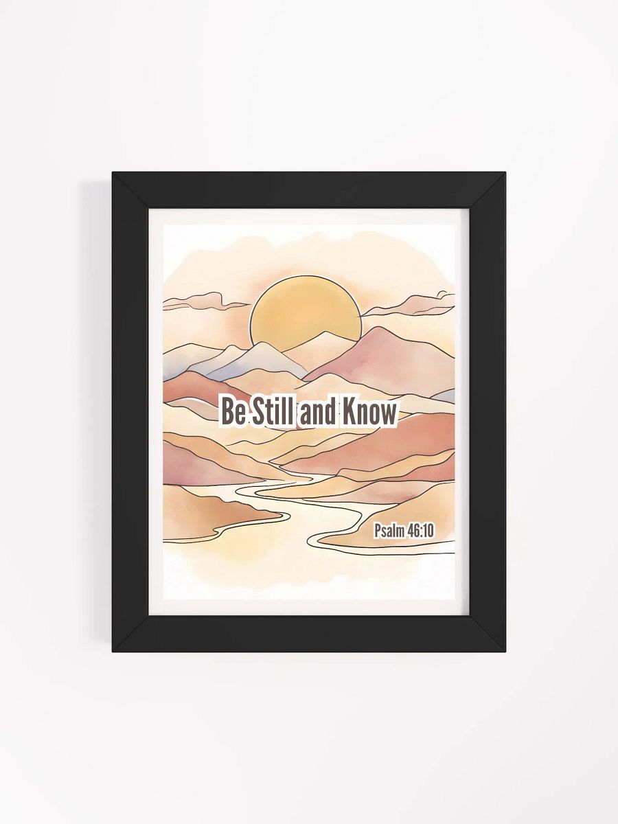 Be Still and Know