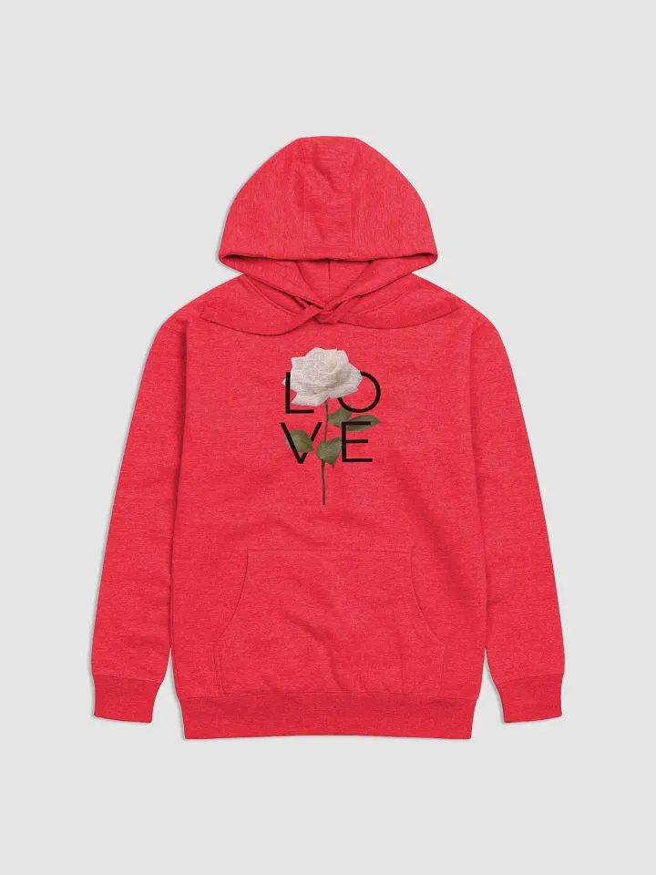 'Love' White Rose Hoodie product image (1)