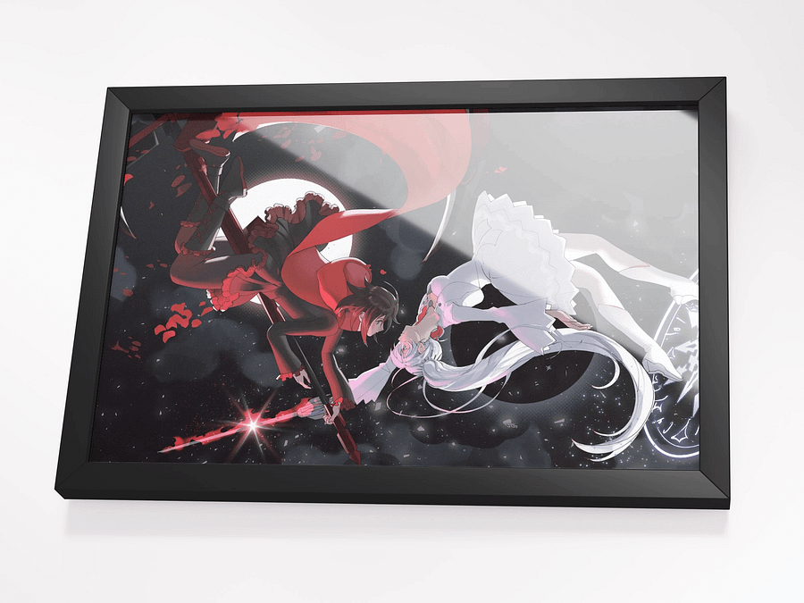 WHITEROSE ♦️💮♦️ FRAMED PRINT (L) product image (3)