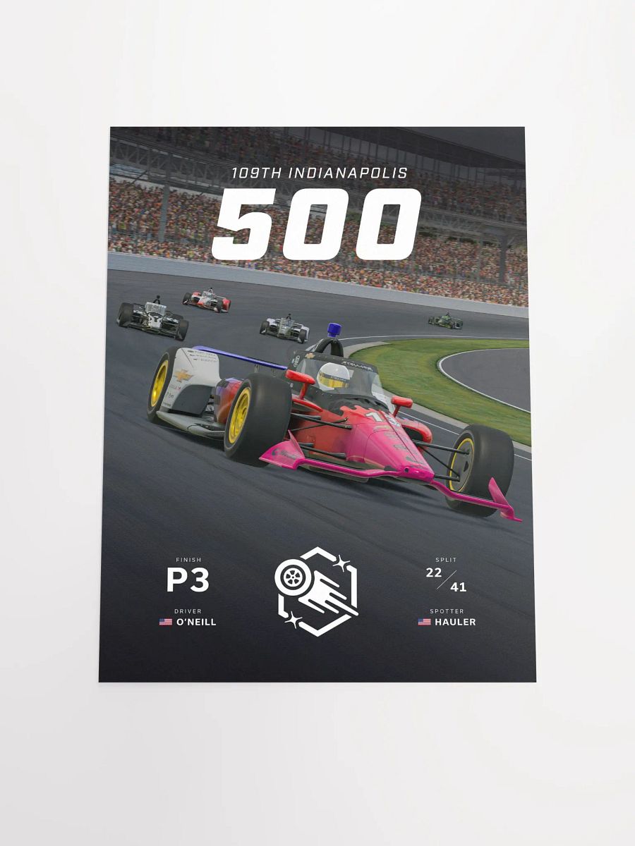 109th Indy 500 '25 Poster product image (4)
