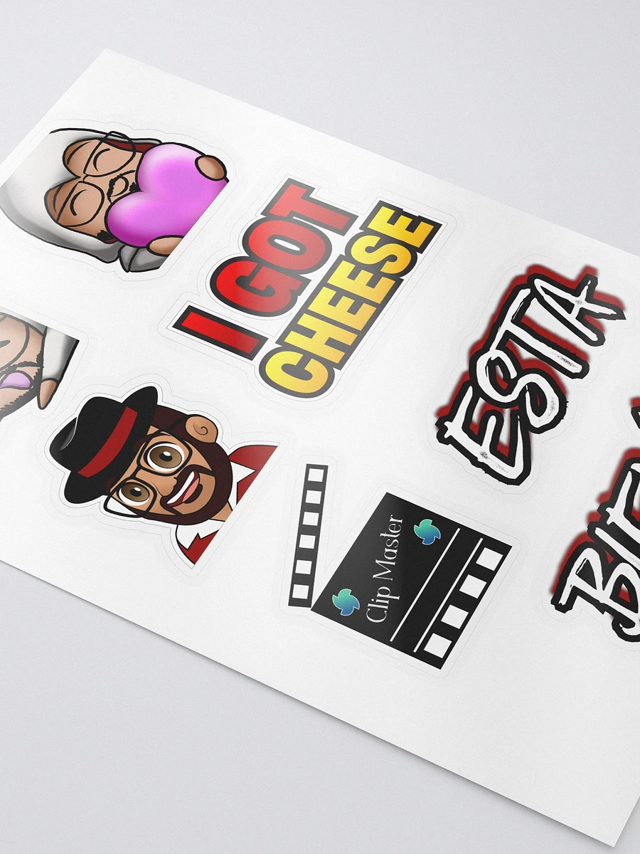 Twitch Emotes Kiss Cut Sticker Sheet product image (3)
