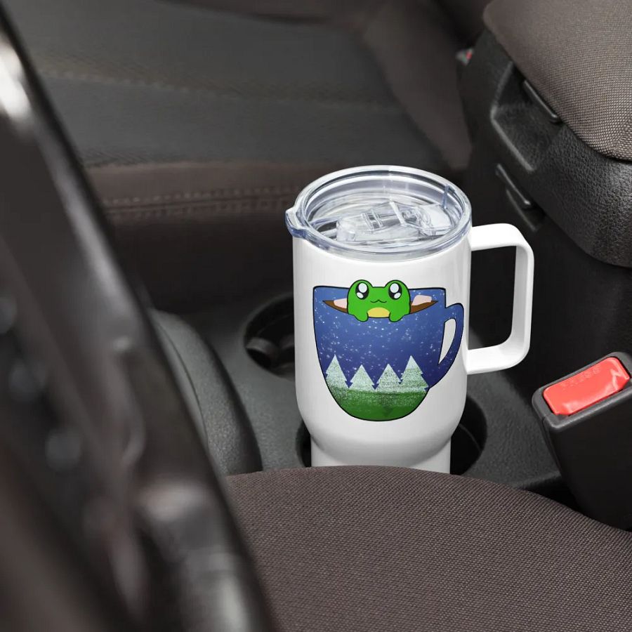 Motivational Frog Travel Mug! product image (7)