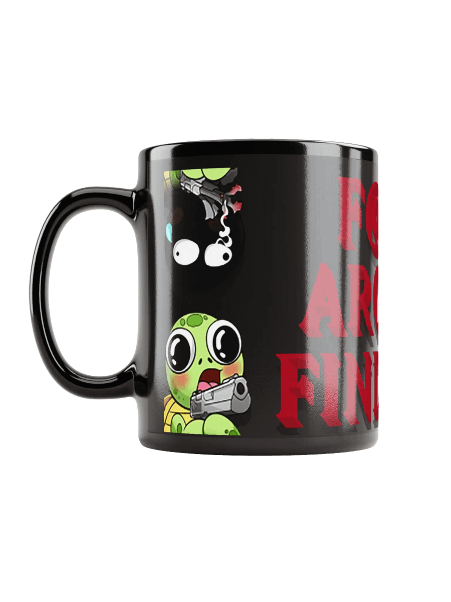 WOMBLE'S F AROUND BLACK MUG product image (11)