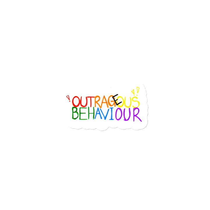 OUTRAGEOUS BEHAVIOUR!!! - Magnet product image (1)