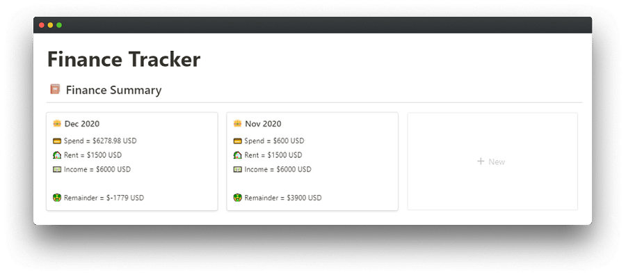Grow Wealth Notion Template Pack product image (5)