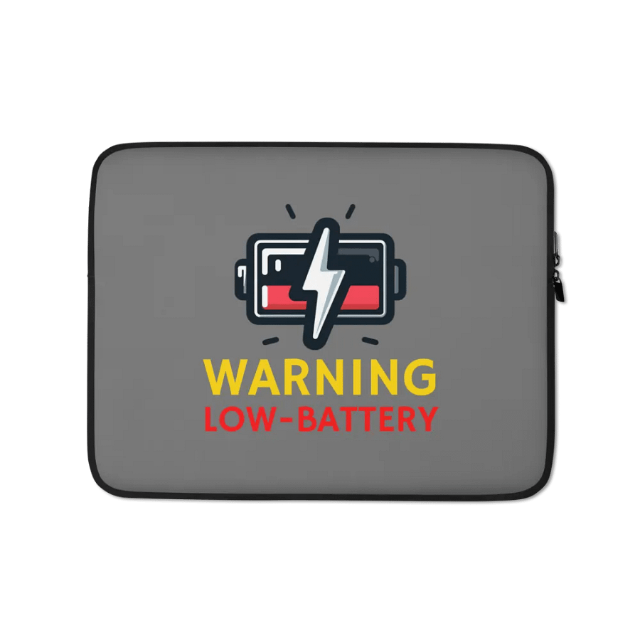 Low Battery Laptop Sleeve product image (1)