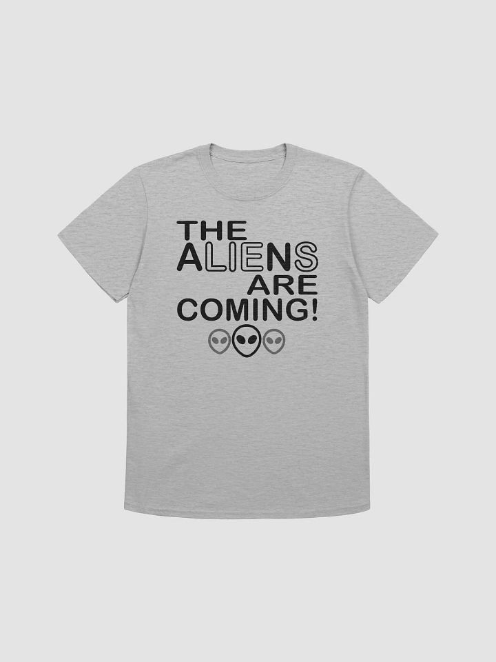 The Aliens Are Coming! - Black - Gildan Unisex Softstyle T-Shirt product image (2)