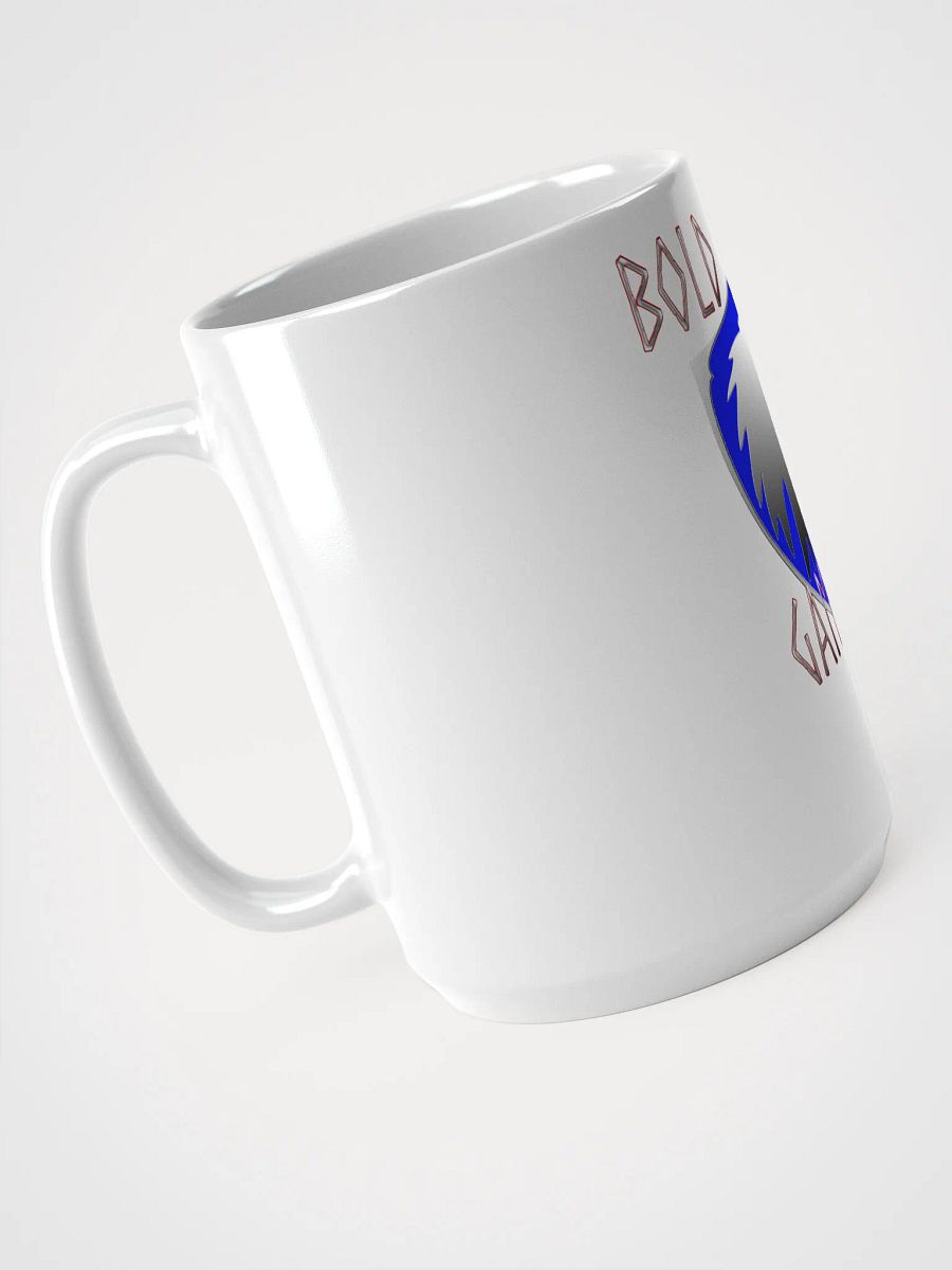 Bold Wolf Gaming Shield Mug (WHITE) product image (3)