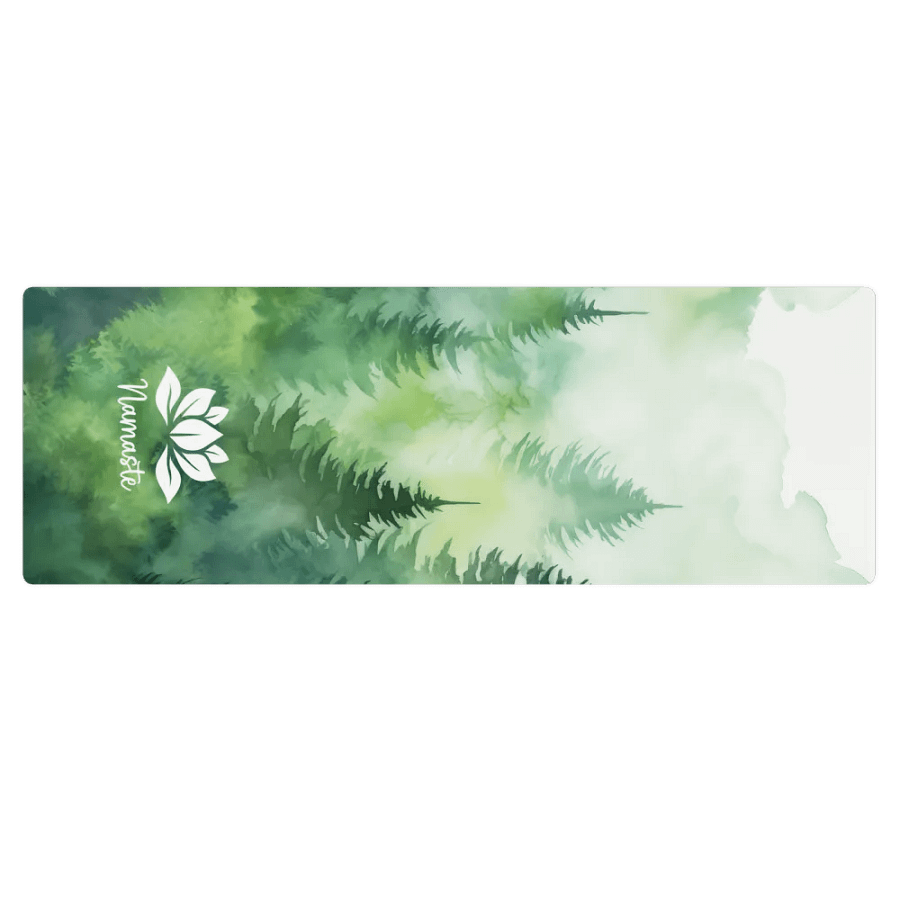 Lotus Namaste Green Forest Yoga Mat product image (2)