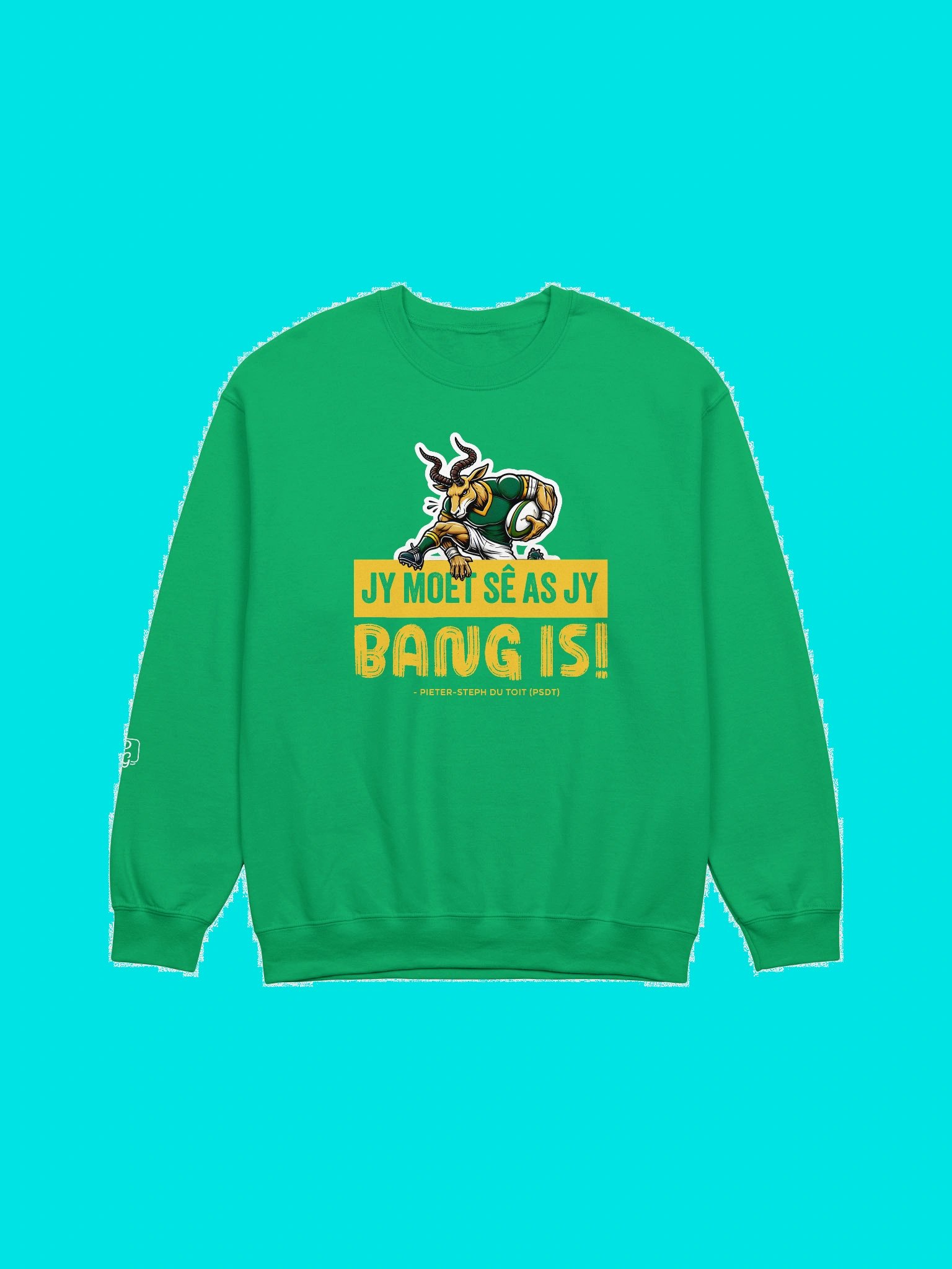 Jy moet sê as jy bang is! Crewneck Sweatshirt product image (1)