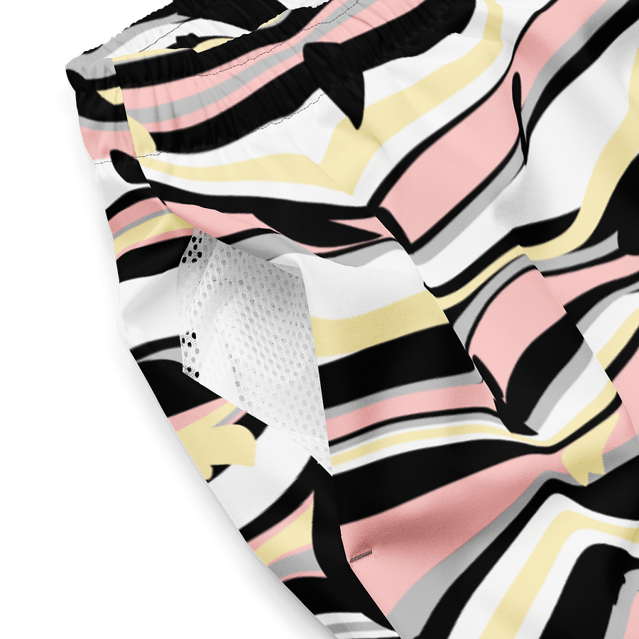 Symmetry Waves All-Over Print Swim Trunks product image (4)