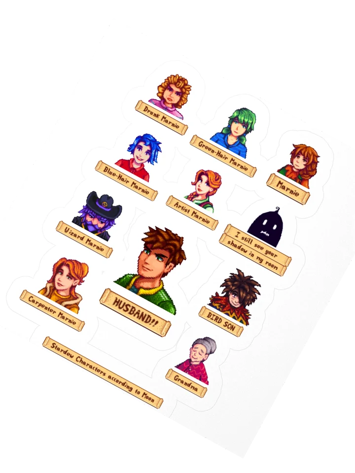 Stardew Characters according to Moon product image (6)