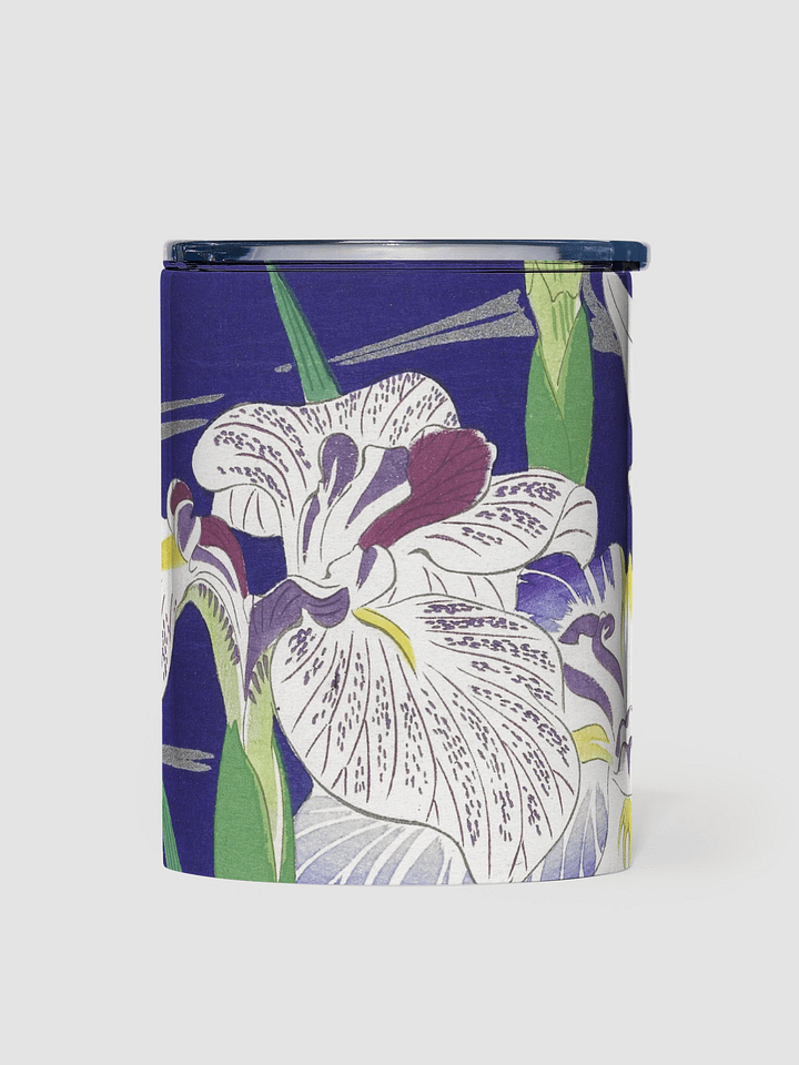 Japanese Iris. 10oz. Stainless Steel Tumbler product image (1)