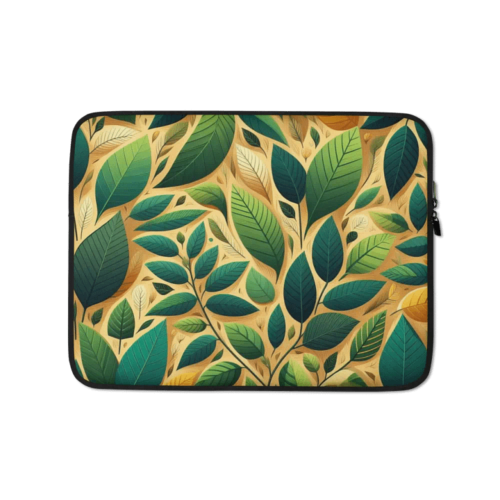 Leafy Luxe Laptop Sleeve product image (1)