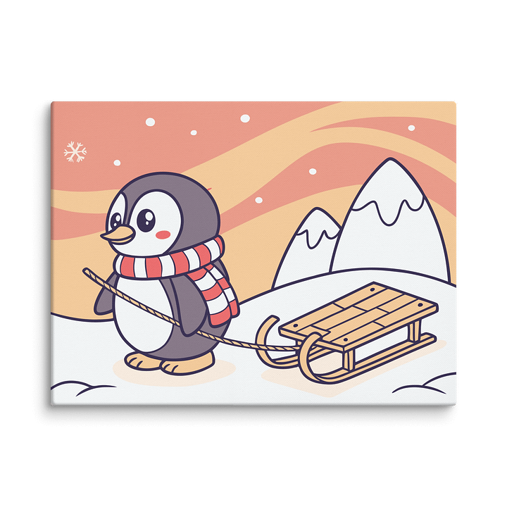 Winter Wonderland Penguin Canvas product image (1)