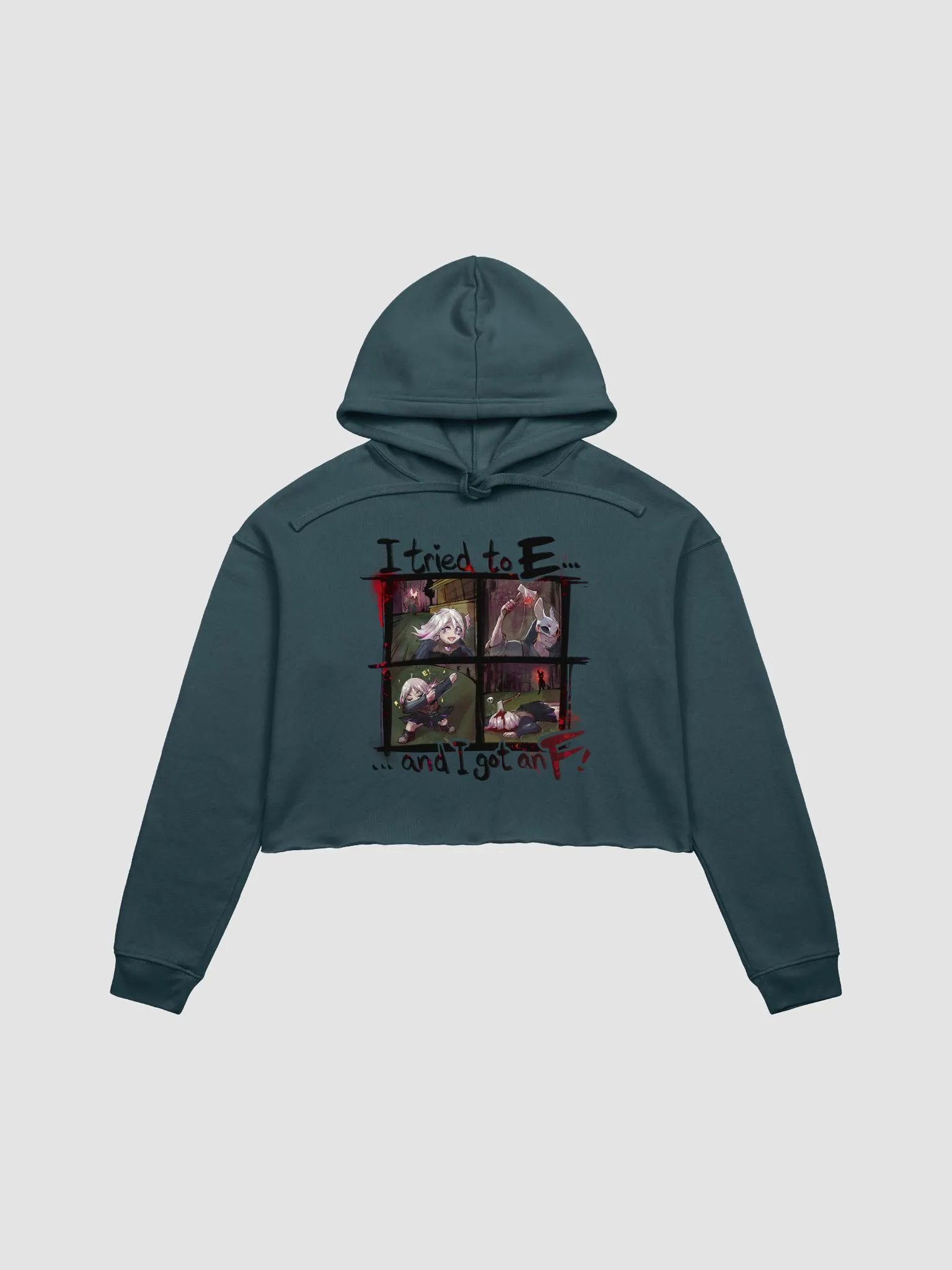 Dead Hard Gang (Cropped Hoodie) product image (5)