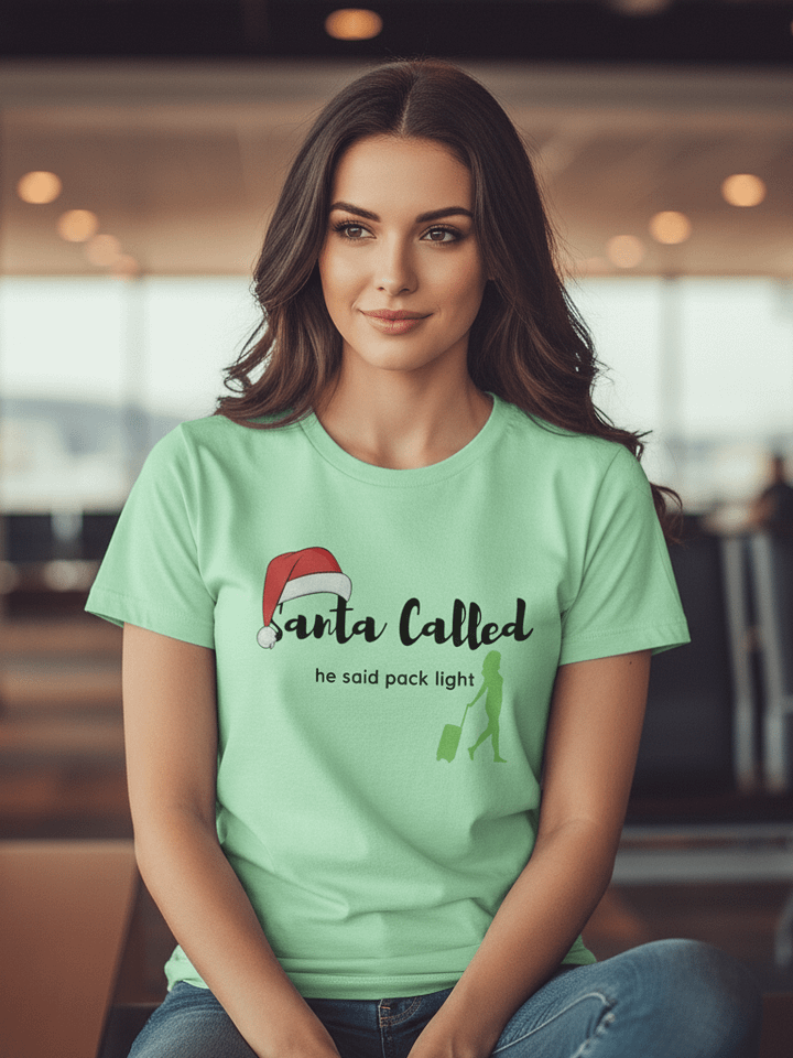 Santa Called Lightweight Tee product image (1)