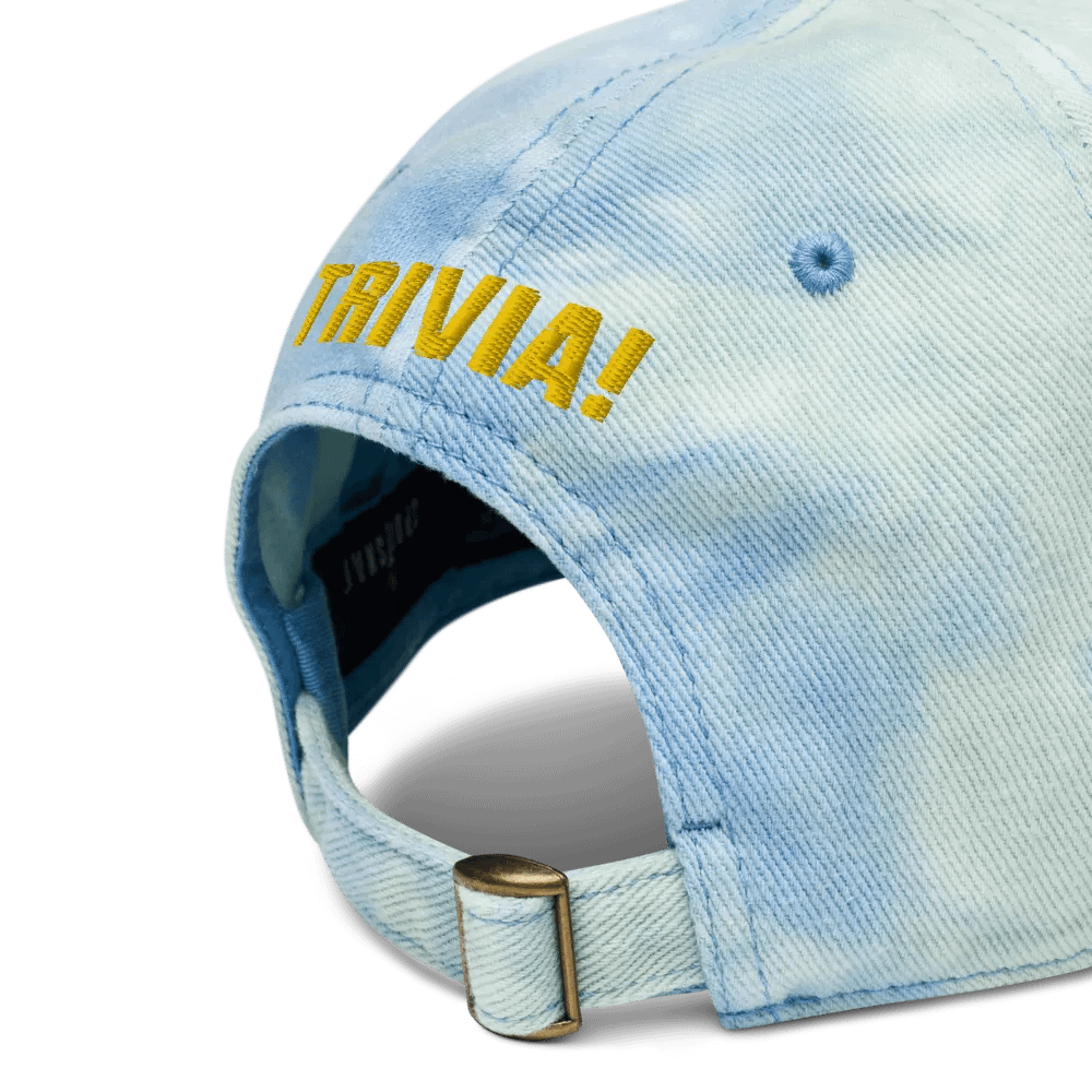 Tie Dye Bus One Trivia Hat product image (5)