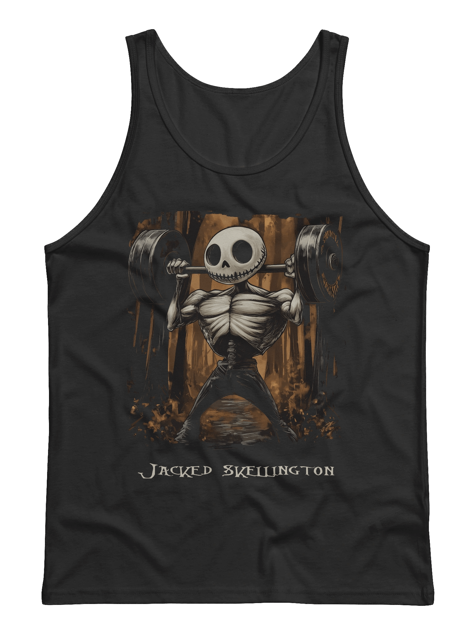 Jacked Skellington Tank-top product image (2)
