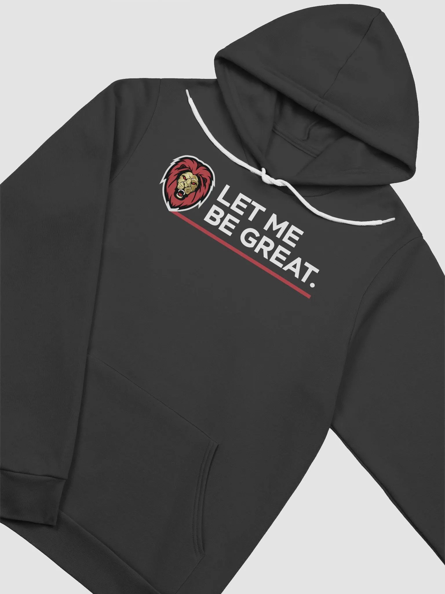 Let me be great hoodie white product image (3)