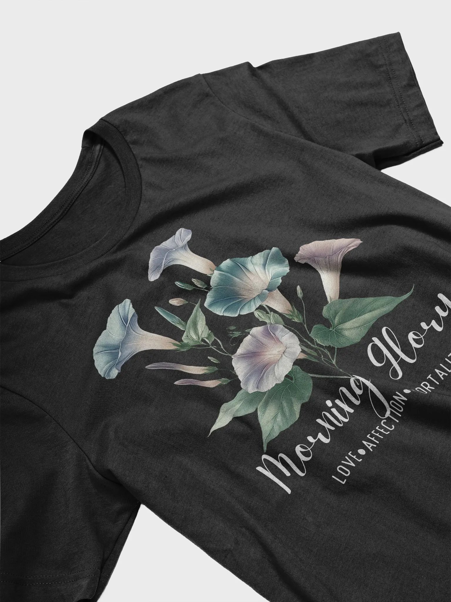 Morning Glory Birth Month Flower Tee: Reflecting Love, Affection, Mortality: Perfect September Gift for Her product image (5)