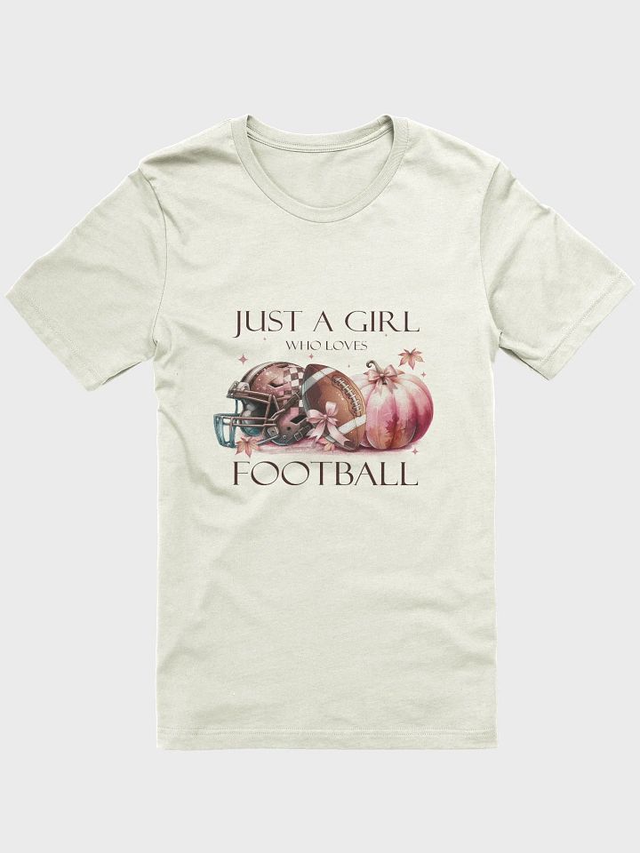 Just a Girl Who Loves Football Halloween T-Shirt | Spooky & Sporty Tee for Football Fans product image (5)